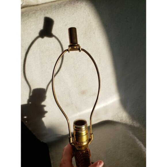 Vintage Ceramic Gazelle Lamp 1950s MCM Art Pottery Royal Haeger Style - Picture 8 of 10